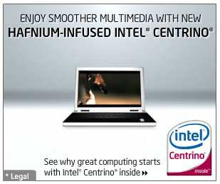 Intel advert